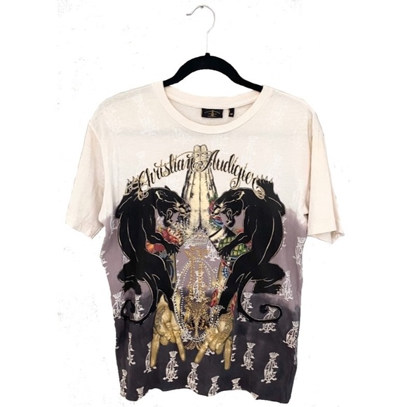 Christian Audigier Other - HTF: Christian Audigier ✪ Crystal Tiger Tee ✪